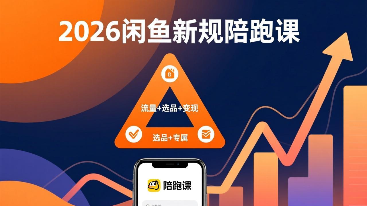2026闲鱼高阶陪跑课全新上线，带你吃透新规玩转选品流量，从零搭建稳定变现盈利体系| 副业网