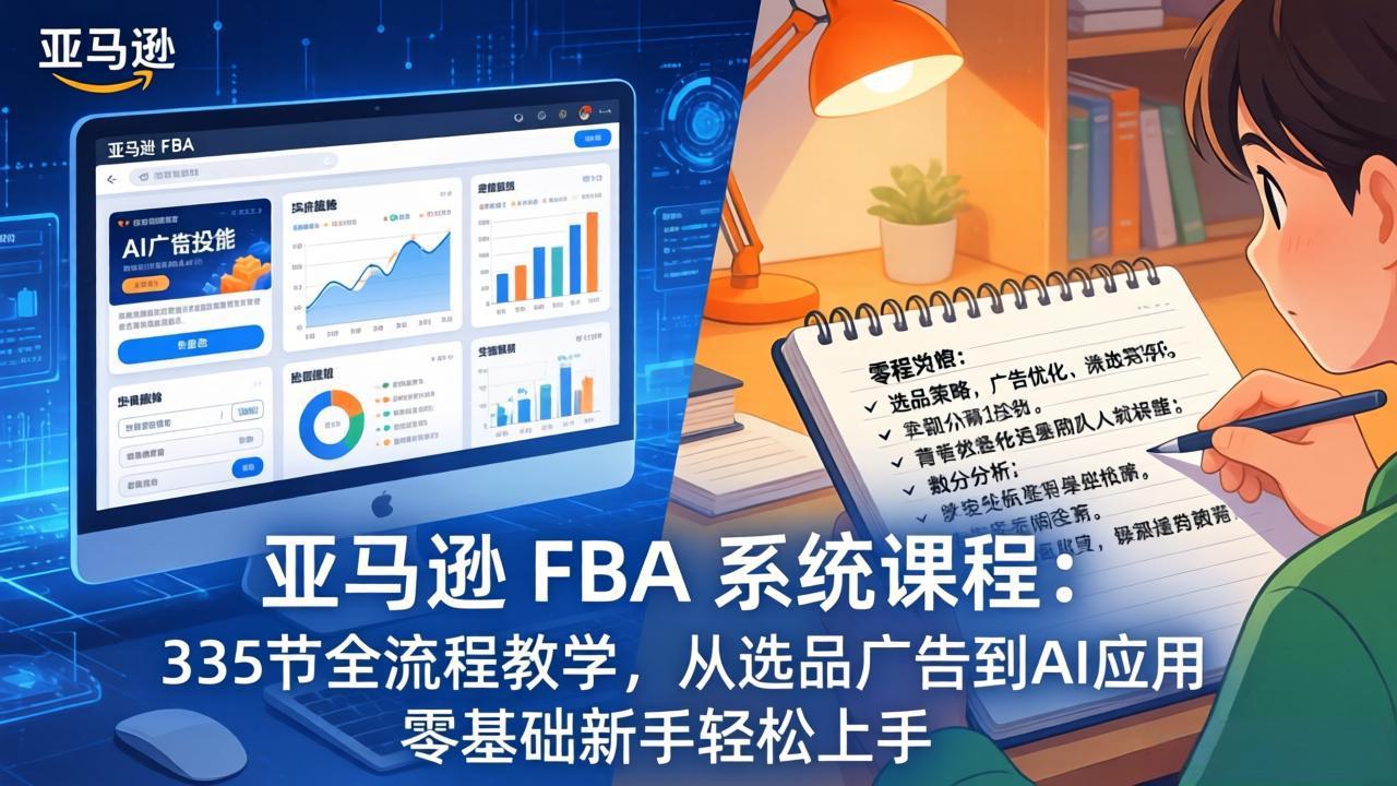 亚马逊 FBA 系统课程(更新26年3月| 副业网