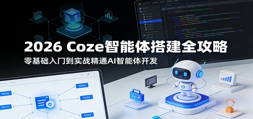2026 Coze智能体搭建全攻略：零基础入门到实战精通AI智能体开发| 副业网