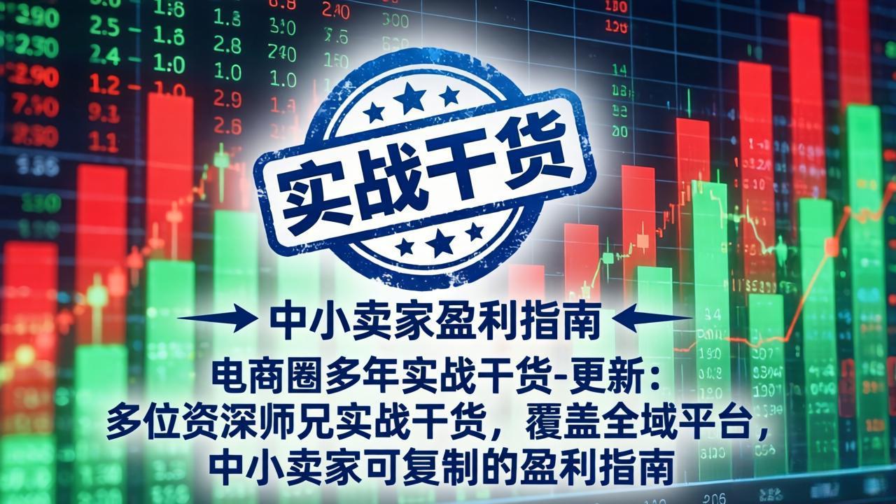 电商圈多年实战干货-更新4月：多位资深师兄实战干货，覆盖全域平台，中小卖家可复制的盈利指南| 副业网