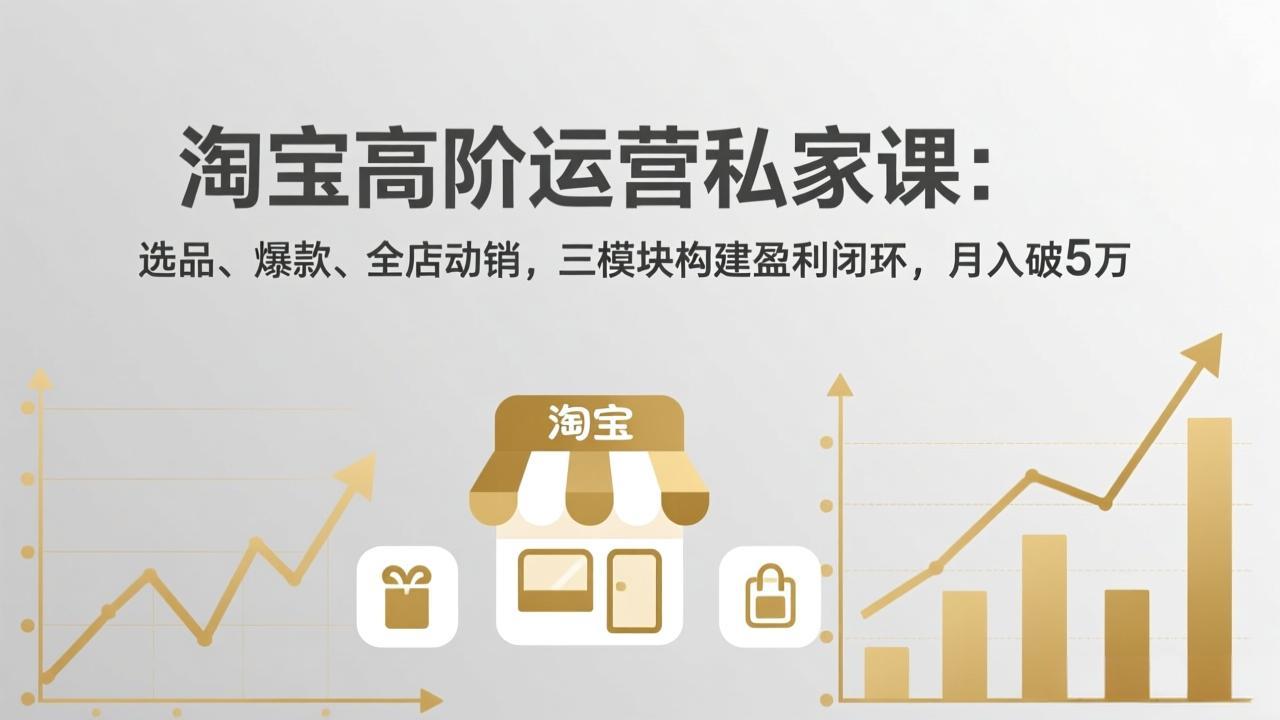 淘宝高阶运营私家课(更新26年4月| 副业网