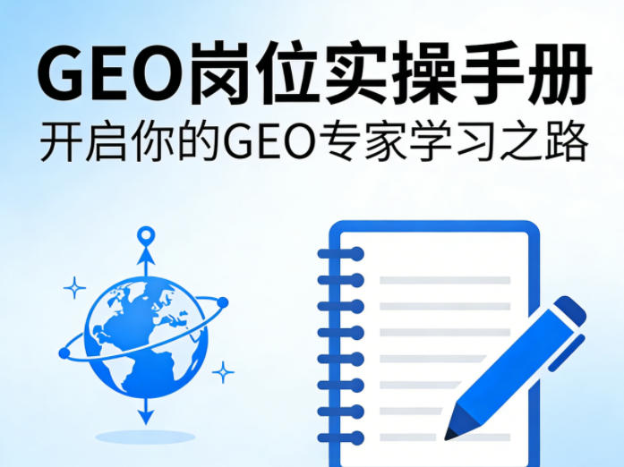 GEO岗位实操手册，开启你的GE0专家学习之路| 副业网