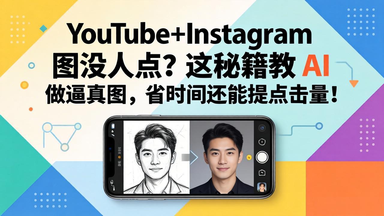 YouTube+Instagram图没人点？这秘籍教 AI 做逼真图，省时间还能提点击量| 副业网