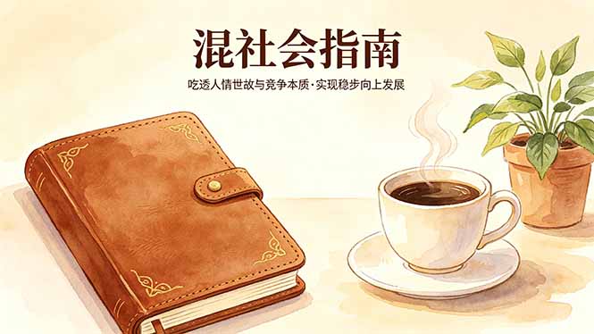 付费文章：混社会指南，吃透人情世故与竞争本质，实现稳步向上发展| 网创圈