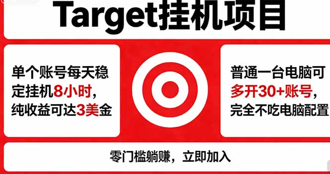 海外平台Target，正规运营商合作、技术兜底长期稳定、防风控、任务不断档、收益透明、灵活提…| 网创圈