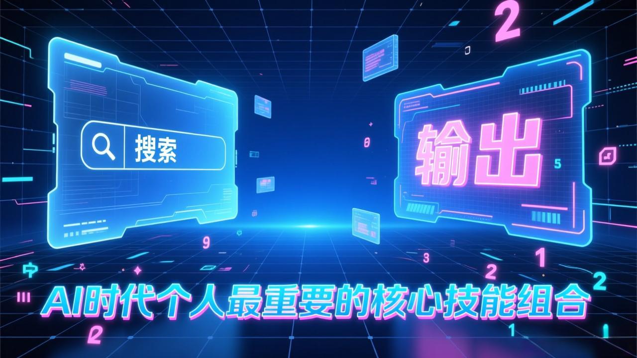 付费文章：AI时代个人最重要的核心技能组合：“输出能力”和“搜索能力”| 副业网