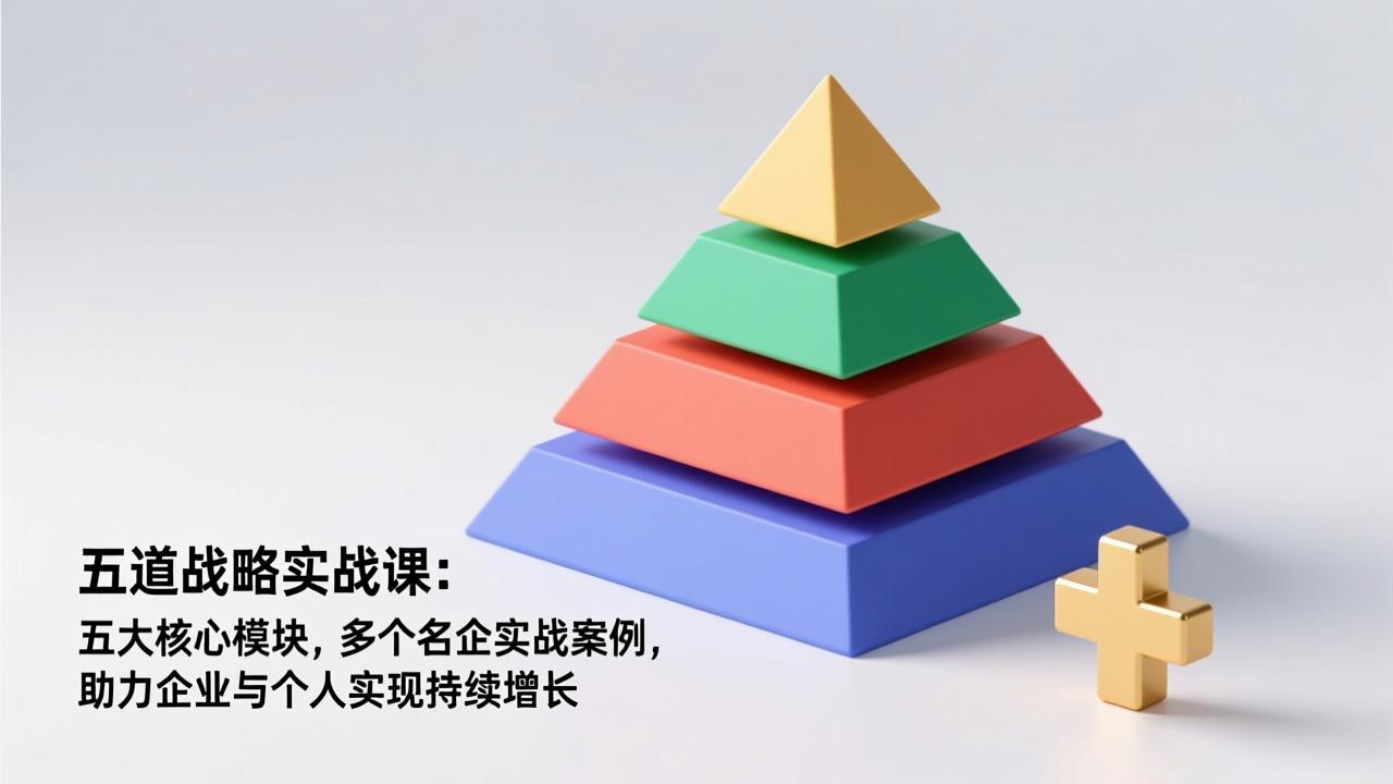 五道战略实战课：五大核心模块，多个名企实战案例，助力企业与个人实现持续增长| 副业网